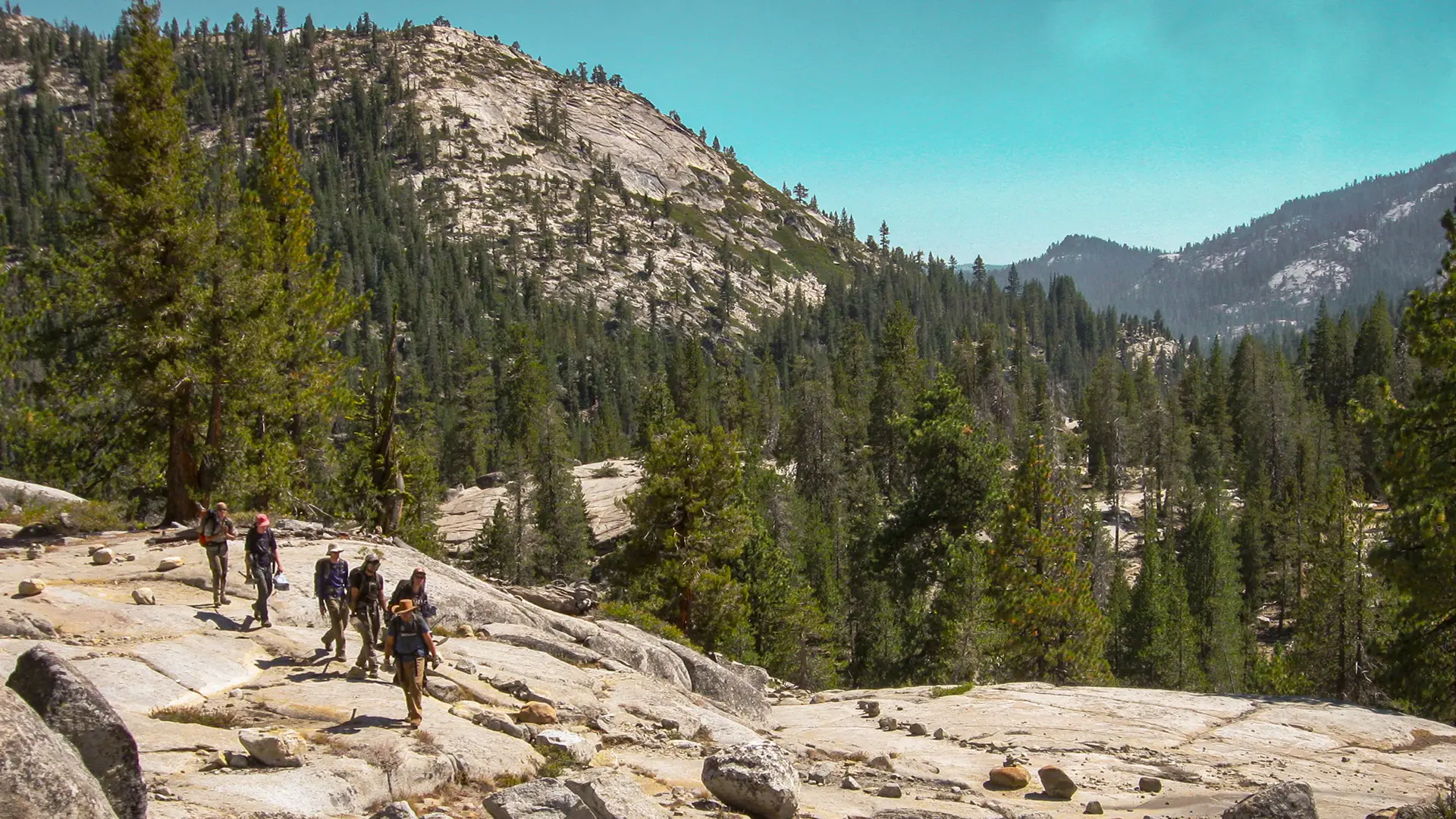 Co-leading a crew of high schoolers for 6 weeks in Yosemite National Park 2013.