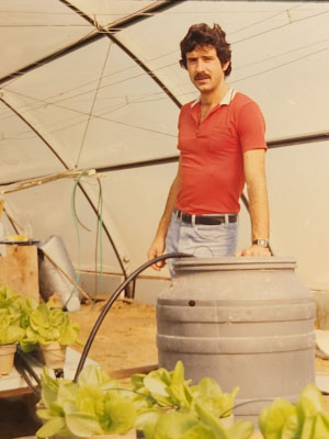 As a graduate student at Texas A&M University, Vargas studied irrigation at the Lower Rio Grande Valley in the U.S.-Mexico Border. Photo courtesy of Alberto Vargas