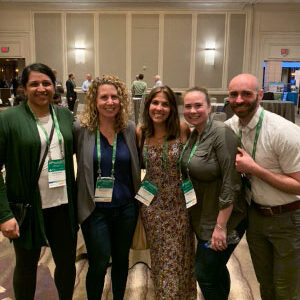 L-R: Nimrat Obhi, Amy Cannon, Juliana Vidal, Natalie O’Neil and Jonathon Moir.