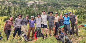 Class photo from Environmental Ethics with Wild Rockies Field Institute. Photo credit: Mark Hanson