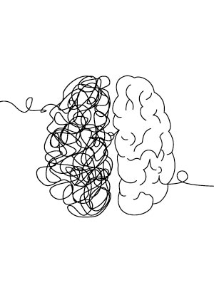 Illustration of a brain