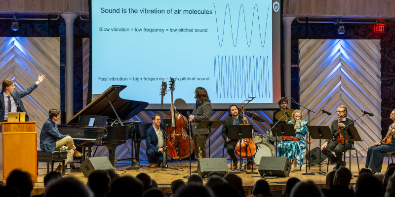 Musical composition at the Hamel Music Center’s Collins Recital Hall.