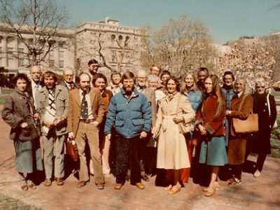 A photo slide from Elder’s first trip to Washington D.C. with the Sierra Club in 1977. Photo courtesy of Jane Elder