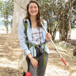 Patterson in Bagaces, Costa Rica at the Palo Verde Research Station during her tropical ecology field course during the summer of 2015. Photo courtesy of Linnea Patterson