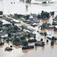 August 2018 flood in the Coon Creek Watershed. Photo credit: WKBT/CNN