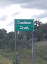 Cardinal Creek sign
