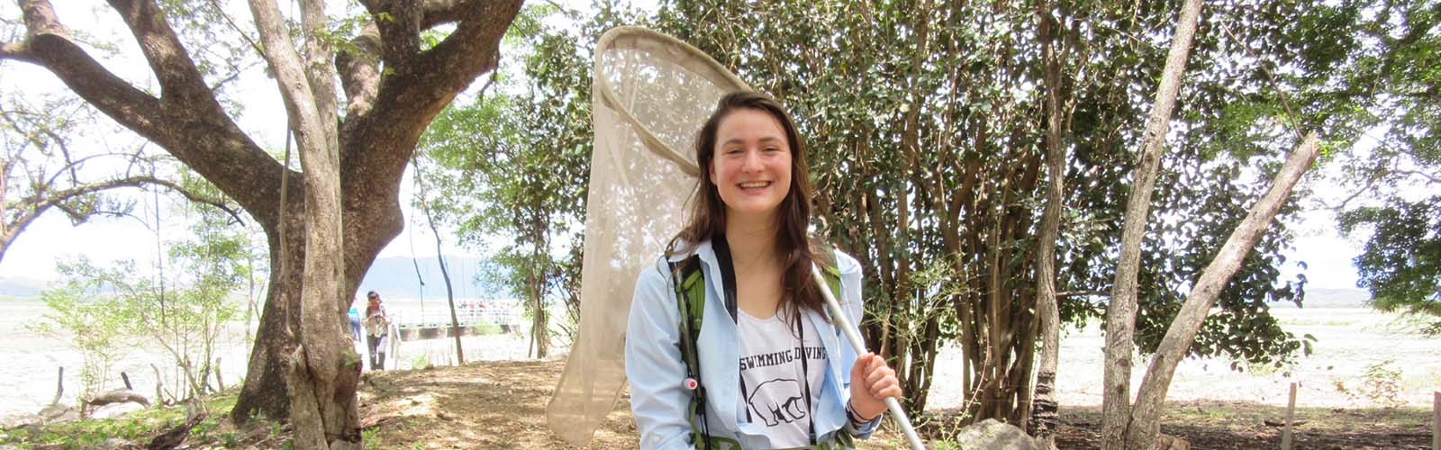 Linnea Patterson in Bagaces, Costa Rica, at the Palo Verde Research Station.